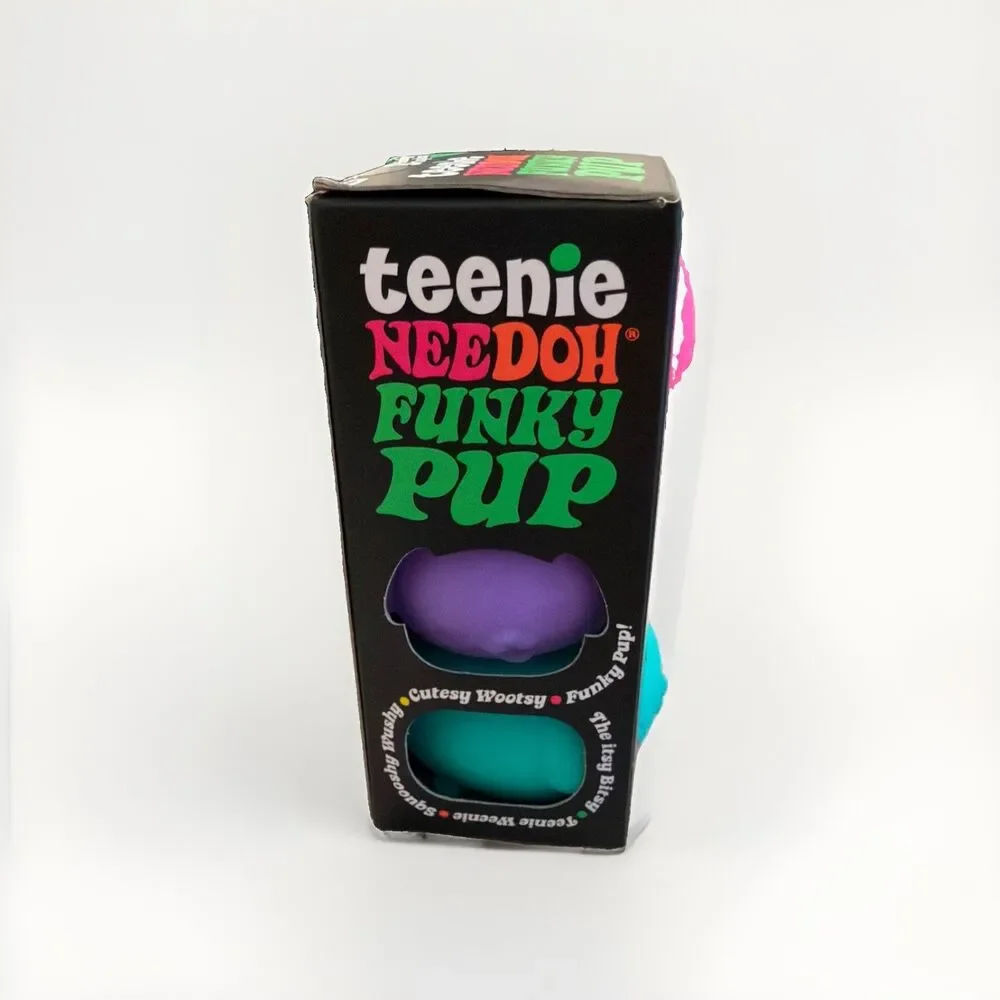Schylling Teenie NeeDoh Funky Pups Squishy - 3 Pack [New][Sealed] Authentic!
